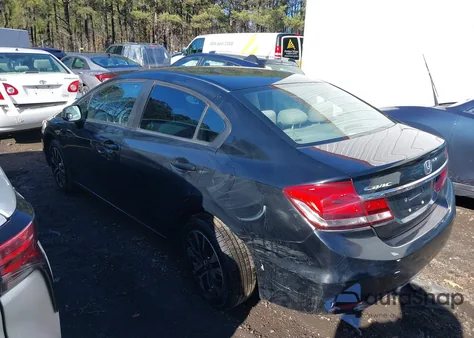 2013 Honda Civic Ex from USA, damaged, VIN 19XFB2F89DE223177